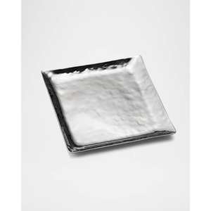 Bandeja de Servicio de Comida de Lujo, Artesanía en Metal, Decoración de Mesa para Bodas y Fiestas, Bandejas Personalizadas, Bandeja Cuadrada Decorativa Dorada Hecha a Mano - Product Image 3