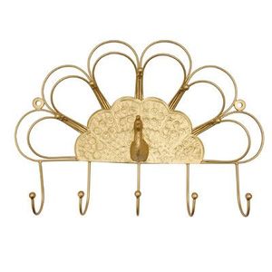 Crochets muraux décoratifs vintage en métal en forme de dinde, porte-manteau pour entrée et salle de bain, support de fixation - Product Image 1