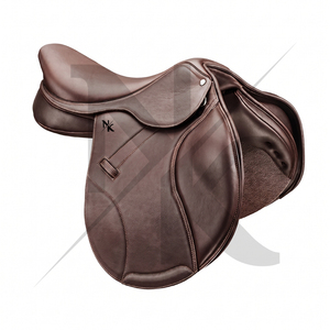 Silla de Montar Profesional para Doma y Salto, Asiento Acolchado Suave, Sistema de Estribos de Cuero Resistente, Herrajes Niquelados, Personalizable - Product Image 4