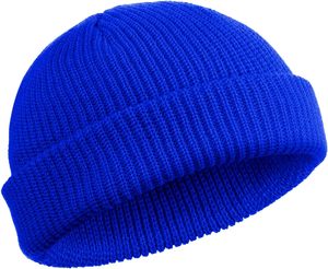 Gorro Unisex de Punto Acrílico 100% Color Sólido, Estilo Casual para Invierno, Talla 56-58CM, Negro y Crema, Último Modelo 2026 - Product Image 4