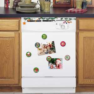 Custom 30Pcs <b>Round</b> <b>Magnet</b> Refrigerator Magnetic Sticker for Home Office Locker Fridge Christmas Decorative Gift - Product Image 3