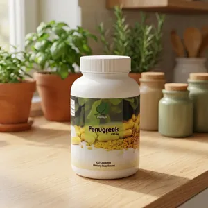 OEM/ODM Private Label ISO Certified Fenugreek Capsules Effective Adult Beauty Herbal <b>Supplements</b> Bottle Packing - Product Image 4