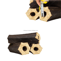Briquette de charbon de riz biologique granulés de bois de biomasse naturelle pour barbecue griller et chauffer la balle de riz Briquette de charbon de bois dur