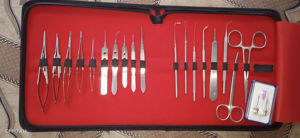 Juego de Cirugía Lacrimal Manual de Acero Inoxidable de 30 Piezas, Pinzas, Sondas, Instrumentos Oftálmicos, Kit de Procedimientos Oculoplásticos - Product Image 6