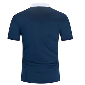 ออกแบบเสื้อโปโลผู้ชายแบบถักเนื้อผ้าระบายอากาศได้ดี ผลิตในปากีสถาน พร้อมโลโก้และสีที่ออกแบบเองได้ - Product Image 2