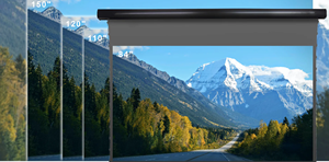 Điện tab-căng thẳng màn hình máy chiếu 16:9 với vật liệu sợi thủy tinh, động cơ kéo xuống alr màn hình chiếu - Product Image 3