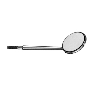 Dental Mouth Mirror Head Rhodium Front Surface <b>Single</b> Sided Cone <b>Socket</b> Manual Stainless Steel Instruments - Product Image 4