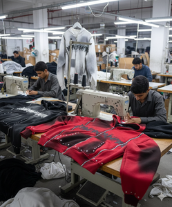 Sweat-shirts de qualité supérieure, fabriqués par les meilleurs fabricants, logo personnalisé imprimé à l'écran, vente en gros, épaules tombantes, style vintage, lavage à l'acide, fermeture éclair. - Product Image 2