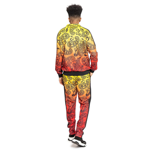 Conjunto de chándal con estampado animal para hombre, sudadera con capucha de media cremallera y cremallera completa, joggers, ropa de calle, ropa deportiva de otoño, ajuste regular - Product Image 5