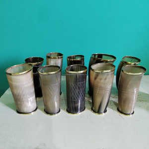 Jarra Vikinga de Cuerno Pulido Hecha a Mano con Funda de Cuero, Artículos de Bebida de Primera Calidad al Mejor Precio - Product Image 3