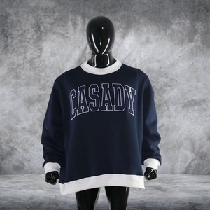 เสื้อสเวตเชิ้ตคอเต่าผู้หญิง CASADY พรีเมียม ผ้าฝ้ายขนแกะ ปักลายเชนีล สตรีทแวร์ ฤดูหนาว ผู้ผลิต OEM ODM โรงงาน - Product Image 3