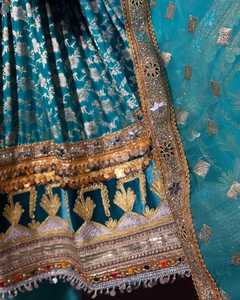 ชุดเดรสอัฟกานิสถานสำหรับงานแต่งงานอย่างเป็นทางการ ระบายอากาศได้ดี แขนยาว สไตล์อัฟกานิสถาน ผ้าบานาร์ซีอินเดีย สำหรับผู้หญิง MOQ ต่ำ - Product Image 5