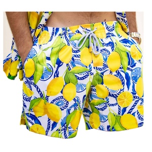 Summer Trendy Eco Friendly <b>Men's</b> Casual Shorts Printed Design Drawstring <b>Men</b> Basketball <b>Trunks</b> Sportswear Sublimation - Product Image 1