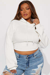Sudadera con Capucha Corta para Mujer, Ajustada, Estilo Casual Y2K, Proveedor de Moda Urbana de EE. UU. - Product Image 6