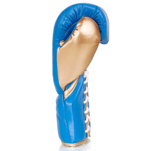 Gants de boxe en cuir de haute qualité à lacets pour la compétition et l'entraînement, personnalisables pour jeunes et adultes, vente en gros - Product Image 2