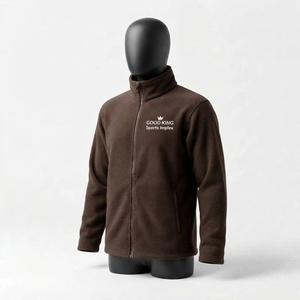 Veste en polaire décontractée pour homme grande taille, veste en polaire écologique pour l'automne et l'hiver pour homme - Product Image 3