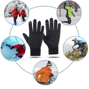 Guantes de Invierno con Pantalla Táctil para Hombre y Mujer, Forros Térmicos para Guantes de Invierno, para Escribir Mensajes de Texto, Ciclismo y Conducir, Guantes de Esquí - Product Image 5