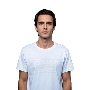เสื้อยืดผู้ชายคอตตอน 100% ทรงปกติ สไตล์ลำลอง พิมพ์ลายด้านหน้าได้ตามสั่ง แขนเสื้อแบบซักล้างแล้ว ดีไซน์เรียบง่าย ผ้าถักเนื้อนุ่ม ระบายอากาศได้ดี ขายส่ง - Product Image 6