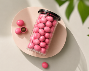 Pink <b>Chocolates</b> And Sweets With Guava Fruits Crafted For <b>Chocolate</b> Wholesale Importers In Custom Box - Product Image 5