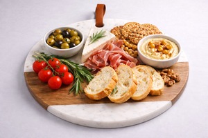 New Design Round <b>Shape</b> Marble and Acacia Wood Cutting Board Chopping <b>Blocks</b> From BELLADEC INTERNATIONAL - Product Image 2