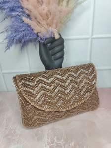 Bolso de mano con cuentas, cosido a mano, tamaño pequeño, gran capacidad, forro de algodón impermeable, diseños artesanales para mujer - Product Image 5