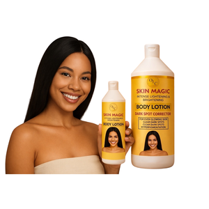Lotion corporelle Skin Magic 1000ml, éclaircissante intense, correcteur de taches brunes pour une peau uniforme et éclatante - Product Image 1