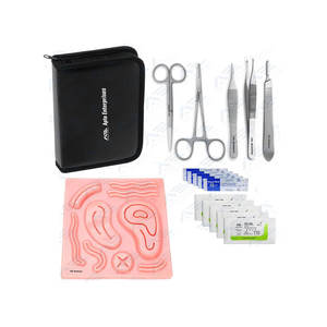 Kit de puntadas quirúrgicas con instrumentos médicos para entrenamiento práctico Kit de práctica de sutura para estudiantes de medicina y enfermería veterinaria - Product Image 6