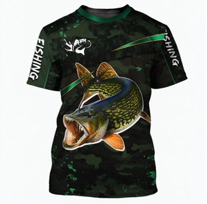 Chemise de pêche sur mesure, chemise de pêche anti-UV, chemise respirante à séchage rapide, vêtements de pêche en gros - Product Image 2