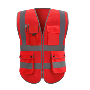 Chaleco de Seguridad Reflectante de Alta Visibilidad Halex HI-5745, Naranja, con Cinta Reflectante de 5cm, Linterna LED, Impermeable, para Carretera - Product Image 5