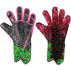 High Quality Customizable Breathable Latex Goalkeeper <b>Gloves</b> <b>with</b> Enhanced <b>Grip</b> and Durability Unisex Design for Soccer Use - Product Image 5