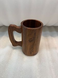 Jarra de Cerveza Vikinga de Madera con Grabado, Jarra de Madera Tallada a Mano para Fiestas de Lujo - Product Image 2