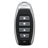 Control Remoto RF Universal de 433Mhz, Transmisor Inalámbrico con Código Variable, 4 Botones, Plástico y Metal, para Puerta de Garaje Eléctrica