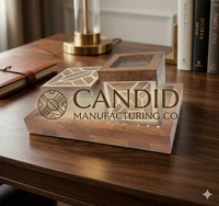 Nouveau brûleur d'encens en bois Mubkhar pour les cadeaux Eid Bakhour Madkhan Mubkhara avec fabricant de parfum de sauge sclarée et d'océan