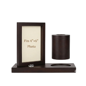 Best Quality Eco-Friendly Wooden Urn with Candle Holder for Human Ashes <b>Memorial</b> Customizable Designs Supplier From Vietnam - Product Image 1