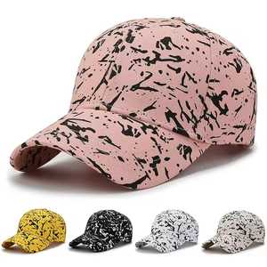 Gorra de Béisbol Ajustable con Estampado Amarillo, Unisex, Casual, Transpirable, de Poliéster, con Impresión Digital, para Primavera/Verano - Product Image 3