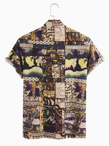 Conjunto de Shorts Hawaianos de Playa de 2 Piezas con Diseño Personalizado para Hombre, Conjunto de Shorts de Baño de Dos Piezas con Botones - Product Image 3