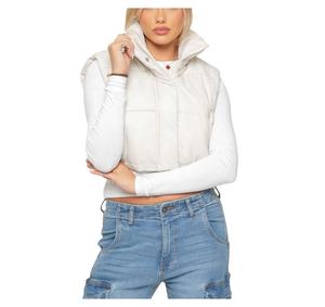 Nuevo Diseño, Chaleco Informal de Moda para Mujer, Holgado, con Bolsillos con Cremallera, Chaqueta Acolchada para Mujer - Product Image 6