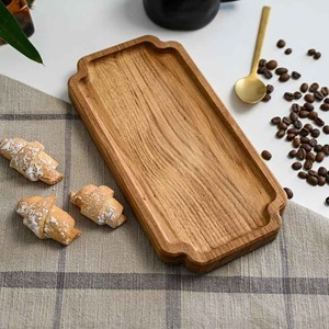 Elegante Bandeja de Madera para Té y Café – Bandeja Multiusos para Servir en la Cocina y Decoración del Hogar - Product Image 1