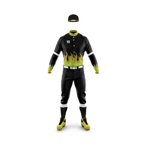 Uniforme de Béisbol Informal Transpirable de Alta Calidad, Superventas, Manga Corta, Ligero, 100% Poliéster, Personalizable para Adultos - Product Image 6