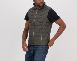 Unisex Casual Sleeveless Waterproof <b>Canvas</b> Winter Zipper Puffer Vest Bomber <b>Jacket</b> 2026 <b>Men</b> Women Made in Pakistan - Product Image 3