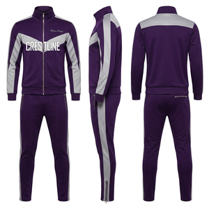 Ensemble de survêtement à capuche vert olive pour homme Crestline, manches longues, fermeture éclair sur le devant, poches latérales, vêtements décontractés pour l'automne - Product Image 4