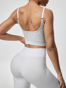 Sujetador deportivo para mujer hecho con tela transpirable que absorbe la humedad, con soporte para entrenamientos en el gimnasio, yoga, fitness, correr y entrenamiento, en oferta. - Product Image 2