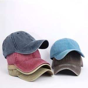 Fashion Wholesale Structured Cotton Vintage Washed Distressed Trucker Blank Dad <b>Hat</b> Men Sport Adjustable Spring <b>Summer</b> - Product Image 3