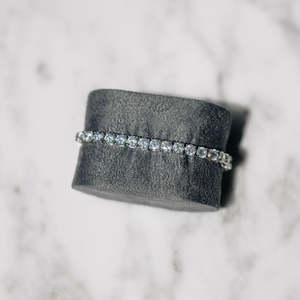 925 Sterling <b>Silver</b> 4MM Moissanite Tennis Bracelet VVS D Color Diamond Bracelet Luxury Iced Out Bracelet <b>for</b> <b>Men</b> Women - Product Image 4