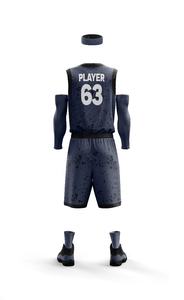 Uniforme de baloncesto personalizado diseño de sublimación reversible equipo de baloncesto juvenil uniforme - Product Image 6