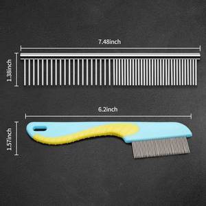 Estructura ligera para un fácil manejo, peine para mascotas con dientes de precisión para eliminar nudos y pelusas. - Product Image 4