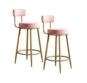 Sillas de Comedor con Patas de Metal Doradas, Sillas de Salón con Respaldo para el Hogar, Silla Otomana para Hoteles, Restaurantes y Villas - Product Image 5