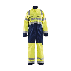 Reflective Safety <b>Overalls</b> High Visibility <b>Waterproof</b> Workwear for Construction Industrial Road Outdoor Use Durable Safety - Product Image 4