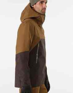 Veste de ski pour homme sur mesure, vente en gros, imperméable, respirante, coupe-vent, polyester/nylon, service OEM, logo personnalisé, fermeture éclair intégrale, élégante - Product Image 2