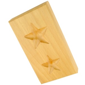 JIPSY Bloc de façonnage en bois dur à 4 cavités en forme d'étoile pour la création de bijoux, outils et équipements de bijouterie - Product Image 3